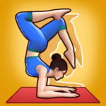 yoga workout android application logo